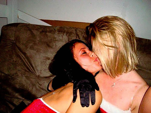 Christmas Party Craziness with Drunk Girls