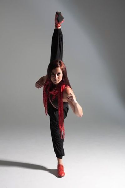 A Flexible Female Who Could Really Kick Your Ass