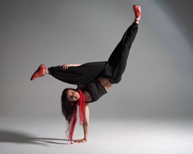 A Flexible Female Who Could Really Kick Your Ass