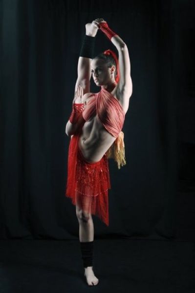 A Flexible Female Who Could Really Kick Your Ass
