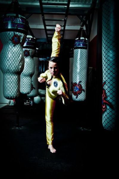 A Flexible Female Who Could Really Kick Your Ass