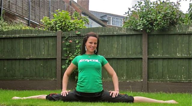 A Flexible Female Who Could Really Kick Your Ass