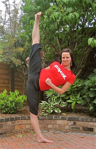 A Flexible Female Who Could Really Kick Your Ass