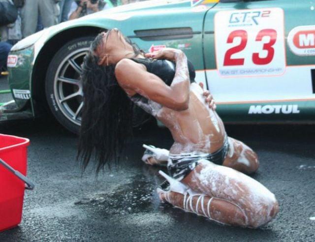 Soapy Car Wash Girls Simply Ooze Sexiness