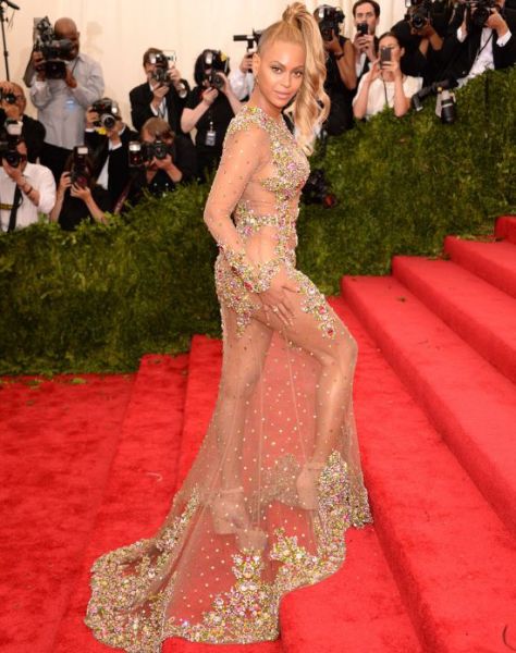 Beyonce Turns Heads in Her Nude Outfit at the Met Gala