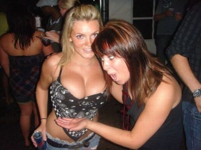 My Eyes Are Up Here Boys!
