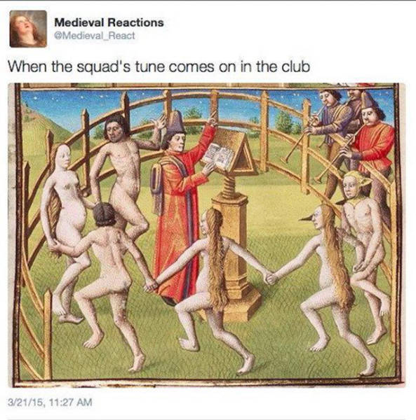 Medieval Art Captures Modern Life Perfectly