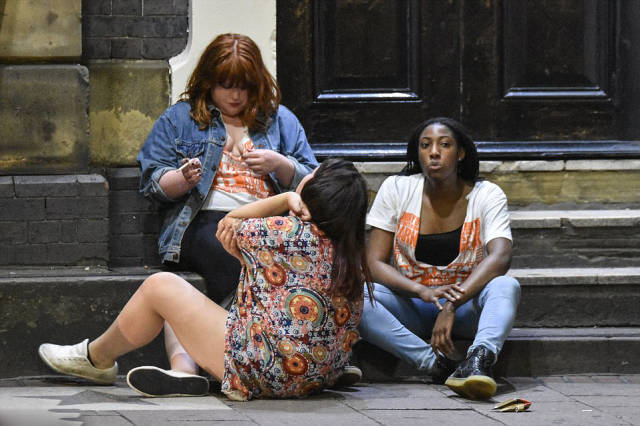 British Students Engage in a Little Drunken Debauchery