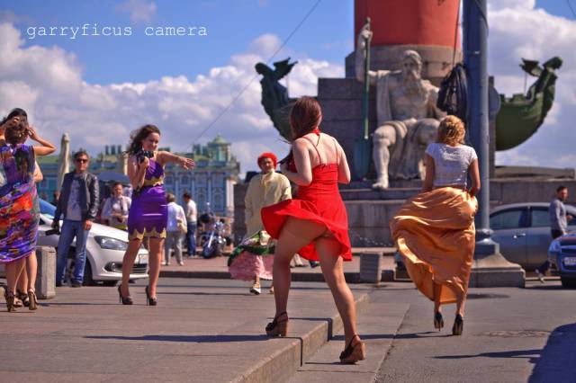 Wind Makes A Photo Session Irresistibly Naughty