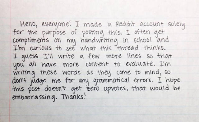 Perfect And Beautiful Handwriting That Will Amaze You