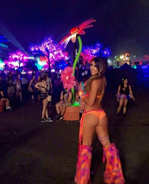 Smoking Girls From Electric Daisy Carnival