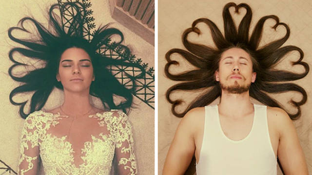 Guys Recreate Girls’ Photos And The Results Are Hilarious
