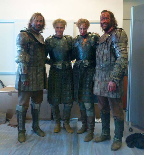 Actors With Their Stunt Doubles