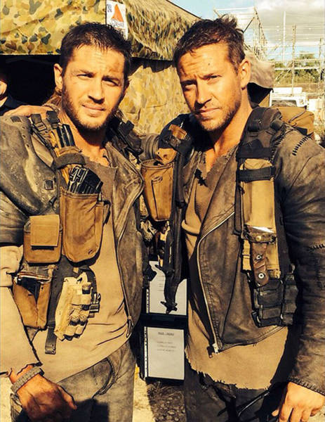 Actors With Their Stunt Doubles