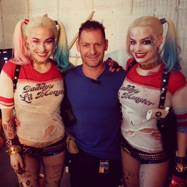 Actors With Their Stunt Doubles