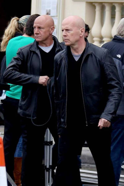 Actors With Their Stunt Doubles