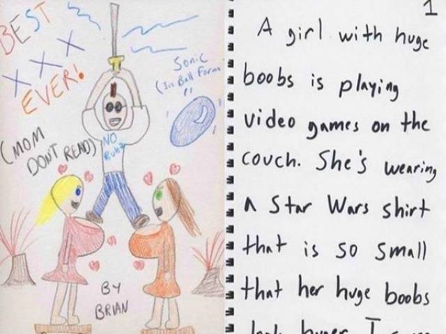 Little Brian Writes A Story Called “Best XXX Ever!”
