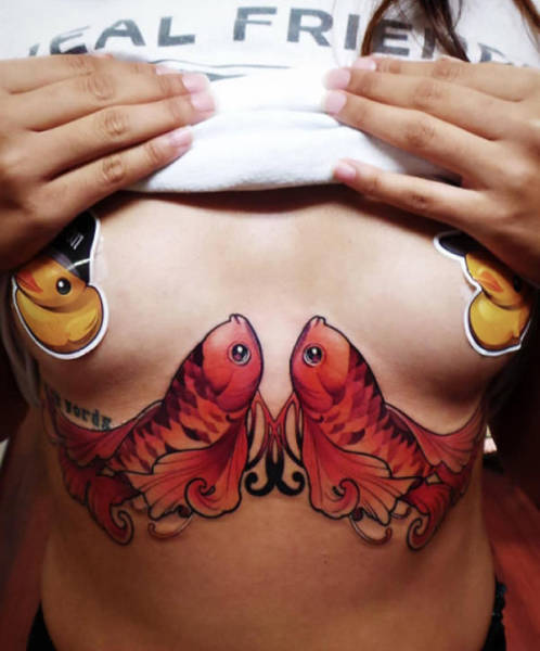 These Underboob Tattoos Are Very Pleasing To The Eye